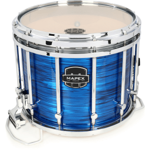 Mapex Quantum XT Marching Snare Drum - 14 x 12 inch - Blue Ripple