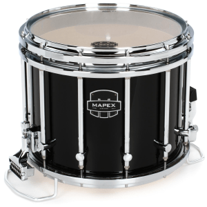 Mapex Quantum XT Marching Snare Drum - 14-inch x 12 inch, Gloss Black