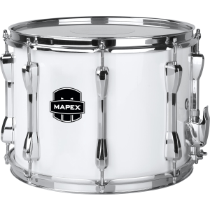 Mapex Qualifier Marching Snare Drum - 13-inch x 10-inch, Gloss White