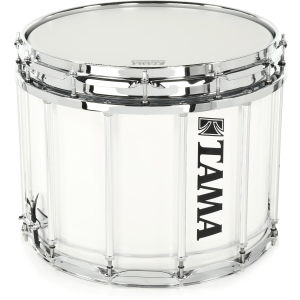 Tama StarLight Marching Snare Drum - 12-inch x 14-inch, Sugar White