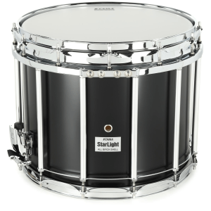 Tama StarLight Marching Snare Drum - 12-inch x 14-inch, Satin Black