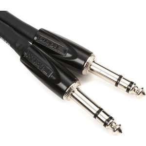 Roland RCC-5-TRTR Black Series 1/4-inch TRS Male to 1/4-inch TRS Male Interconnect Cable - 5 foot