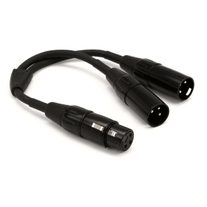 Roland RCC-YC-XF2XM Y Cable - XLR Female to Dual XLR Male - 6-inch