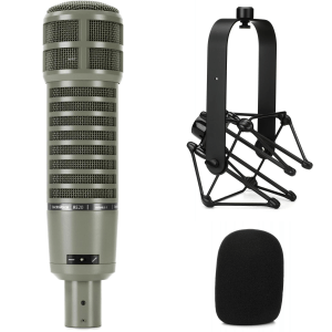 Electro-Voice RE20 Broadcast Microphone with Shockmount and Windscreen