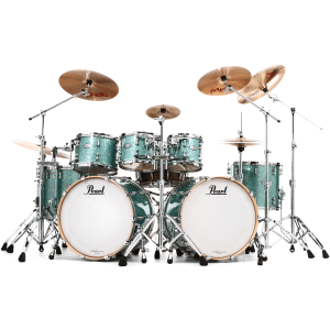 Pearl Music City Custom Reference Pure RFP822DB/C 8-piece Shell Pack - Turquoise Glass
