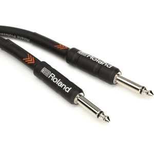 Roland RIC-B20 Black Series Instrument Cable - 1/4-inch TS Male to 1/4-inch TS Male - 20-foot