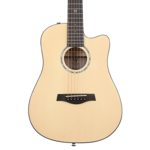 Traveler Guitar Redlands Mini Spruce Acoustic Guitar - Natural