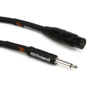 Roland RMC-B20-HIZ Black Series Hi-impedance Microphone Cable - 20 foot