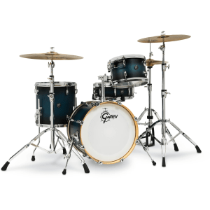 Gretsch Drums Renown RN2-J484 4-piece Shell Pack with Snare Drum - Satin Antique Blue Burst
