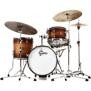 Gretsch Drums Renown RN2-J484 4-piece Shell Pack with Snare Drum - Satin Tobacco Burst