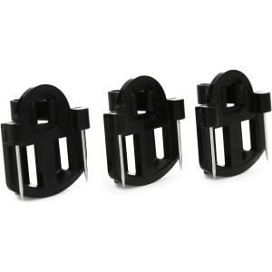 Shure RPM40SVM/B Sticky Vampire Mount for TwinPlex Series Microphones - Black (3 Pack)