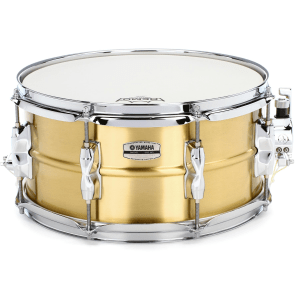 Yamaha Recording Custom Brass Snare Drum - 6.5 x 13-inch - Brushed