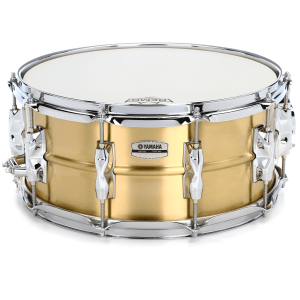 Yamaha Recording Custom Brass Snare Drum - 6.5 x 14-inch - Brushed