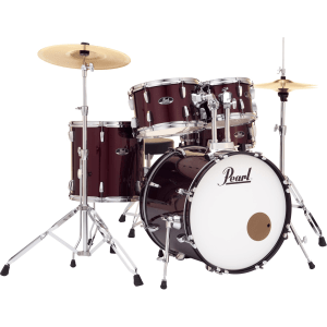 Pearl Roadshow RS505C/C 5-Piece Complete Drum Set with Cymbals - Wine Red