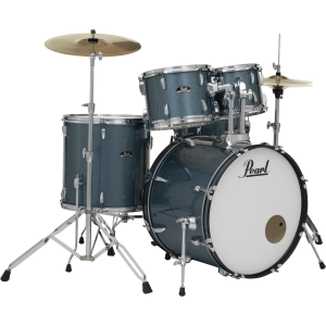 Pearl Roadshow RS525SC/C 5-piece Complete Drum Set with Cymbals - Aqua Blue Glitter