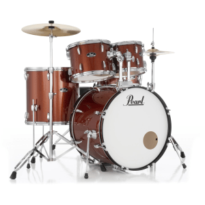 Pearl Roadshow RS525SC/C 5-piece Complete Drum Set with Cymbals - Burnt Orange