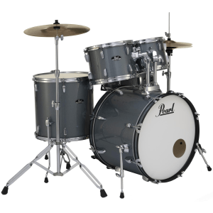 Pearl Roadshow RS525SC/C 5-piece Complete Drum Set with Cymbals - Charcoal Metallic