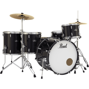 Pearl Roadshow RS525WFC/C 5-piece Complete Drum Set with Cymbals - Jet Black