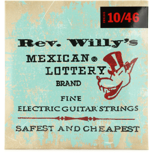 Dunlop RWN1046 Rev. Willy's Lottery Brand Electric Guitar Strings - .010-.046 Light