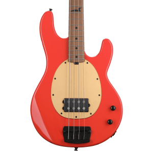 Sterling By Music Man Pete Wentz Signature StingRay Bass Guitar - Fiesta Red