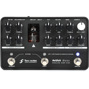 Two Notes ReVolt All-analog Bass Amp Simulator Pedal