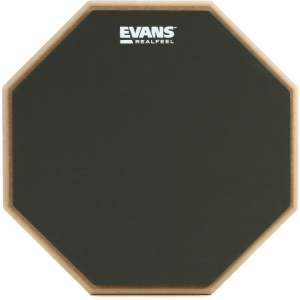 Evans RealFeel 2-sided Practice Drum Pad - 12 inch