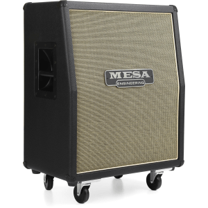 Mesa/Boogie Rectifier Vertical 2 x 12-inch 120-watt Angled Extension Cabinet - Black with Cream and Black Grille