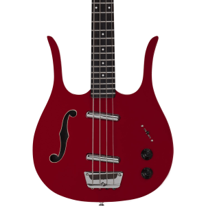 Danelectro Red Hot Longhorn Semi-hollowbody Bass Guitar - Red