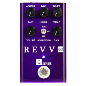 Revv G3 Purple Channel Preamp/Overdrive/Distortion Pedal