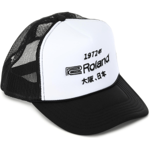Roland Kanji Logo Trucker Hat - Black