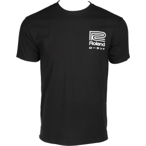 Roland Music Department Logo T-shirt - Black, XX-Large