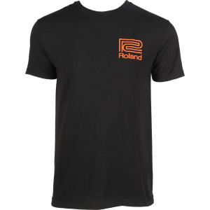 Roland Musicians Logo T-shirt - Black, XX-Large