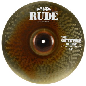 Paiste 14 inch RUDE Sound Edge Hi-hat Top Cymbal