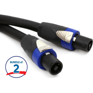 Pro Co S114NN 4-conductor speakON to speakON Speaker Cable - 10 foot (2-pack)