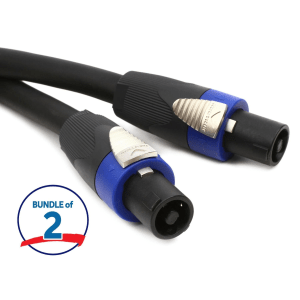 Pro Co S114NN 4-conductor speakON to speakON Speaker Cable - 25 foot (20-pack)