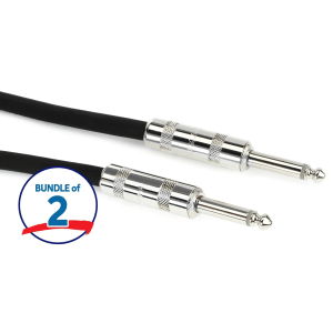 Pro Co S16 Speaker Cable - 1/4-inch TS to 1/4-inch TS - 50 foot (2-pack)