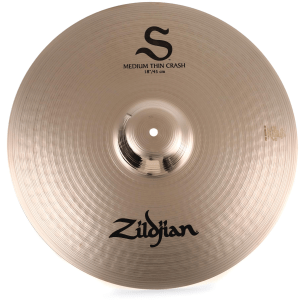 Zildjian 18 inch S Series Medium Thin Crash Cymbal