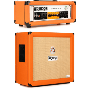 Orange Super Crush 100 - 100-watt Solid-state Head with 240-watt 4x12 Cabinet