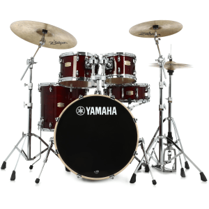 Yamaha SBP2F50 Stage Custom Birch 5-piece Shell Pack - Cranberry Red