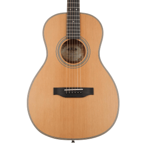 Kala Solid Cedar Top Parlor Guitar - Natural