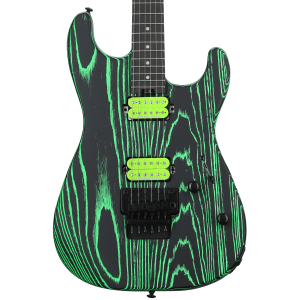 Charvel Pro-Mod San Dimas Style 1 HH FR E Ash Electric Guitar - Green Glow with Ebony Fingerboard