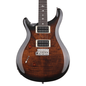 PRS SE Custom 24 Left-handed Electric Guitar - Black Gold Sunburst