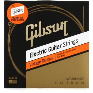 Gibson Accessories SEG-HVR11 Vintage Reissue Electric Guitar Strings - .011-.050 Medium