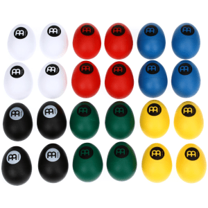 Meinl Percussion Egg Shaker Assortment - Multi-colored (24-pack)