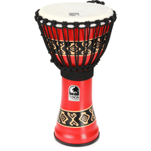 Toca Percussion Freestyle Rope-tuned Djembe - Bali Red