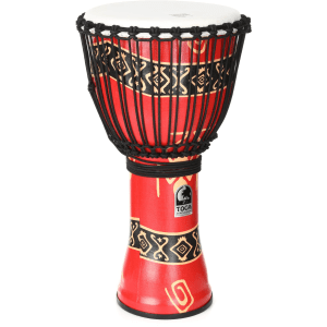 Toca Percussion Freestyle Rope-tuned Djembe - Bali Red