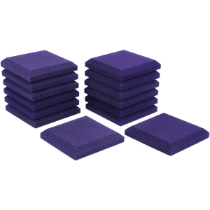 Auralex 2 inch SonoFlat 1x1 foot Acoustic Panel 14-pack - Purple