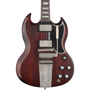 Gibson Custom 1964 SG Standard Reissue with Maestro Vibrola Electric Guitar - Murphy Lab Ultra Light Aged Cherry Red