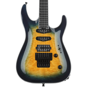 Jackson Pro Plus Series Soloist SLA3Q Electric Guitar - Amber Blue Burst