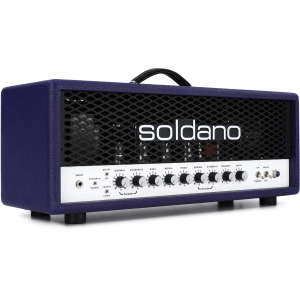 Soldano SLO-100 Super Lead Overdrive 100-watt Tube Head - Purple Tolex with Metal Grille